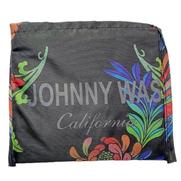 Johnny Was foldable nylon bag, colorful and tasteful - Picture 2 of 3